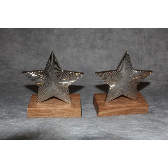 ⭐️2ct Metal Radiating Star Christmas Stocking Holder - Wondershop - Picture 5 of 5